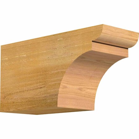 Ekena Millwork Yorktown Rough Sawn Rafter Tail, Western Red Cedar, 6"W x 8"H x 16"L RFT06X08X16YOR00RWR